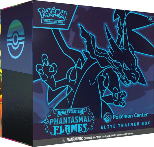 Phantasmal Flames Pokemon Center Elite Trainer Box (Exclusive) Pokémon card