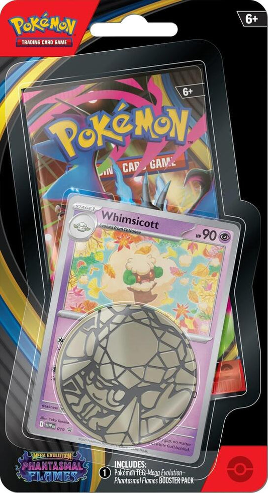 Phantasmal Flames Single Pack Blister [Whimsicott] Pokémon card