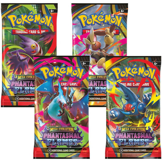 Phantasmal Flames Booster Pack Art Bundle [Set of 4] Pokémon card