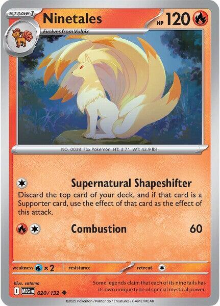 Ninetales - 020/132 Uncommon ME01: Mega Evolution