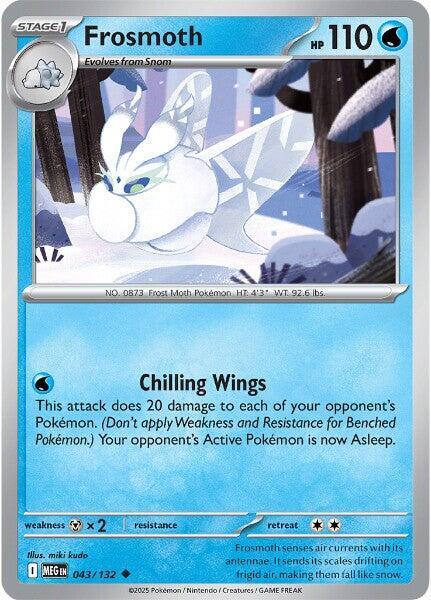 Frosmoth - 043/132 Uncommon ME01: Mega Evolution