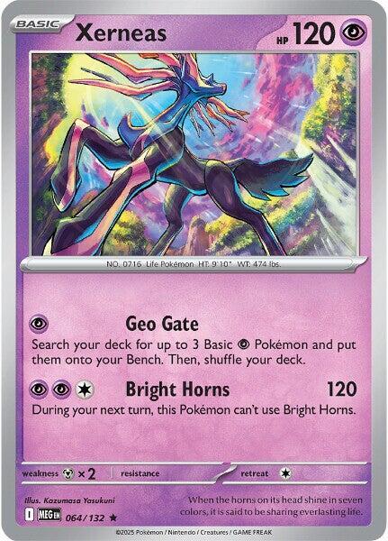 Xerneas - 064/132 Rare ME01: Mega Evolution