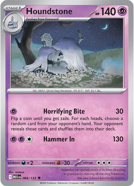 Houndstone - 066/132 066/132 Uncommon Mega Evolution Pokémon card