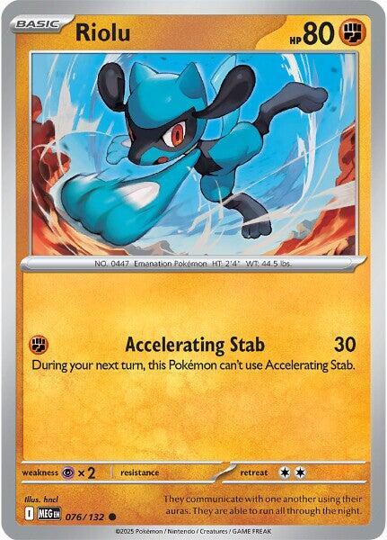 Riolu - 076/132 Common ME01: Mega Evolution
