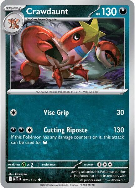 Crawdaunt - 085/132 Uncommon ME01: Mega Evolution