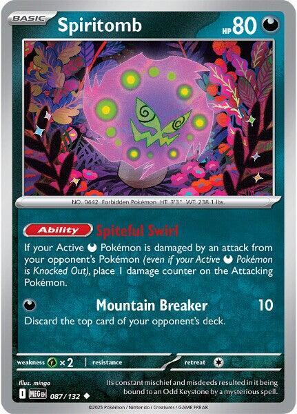 Spiritomb - 087/132 087/132 Uncommon Mega Evolution Pokémon card