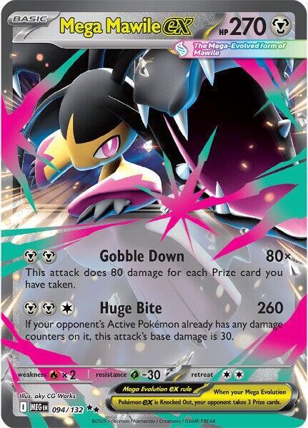 Mega Mawile ex - 094/132 Double Rare ME01: Mega Evolution