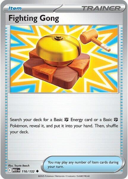 Fighting Gong - 116/132 116/132 Uncommon Mega Evolution Pokémon card