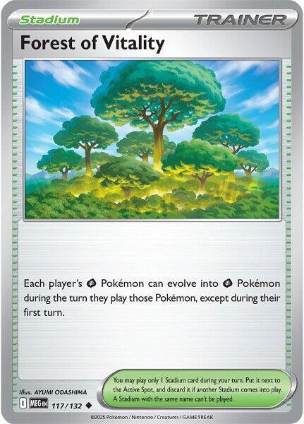 Forest of Vitality 117/132 Uncommon Mega Evolution Pokémon card