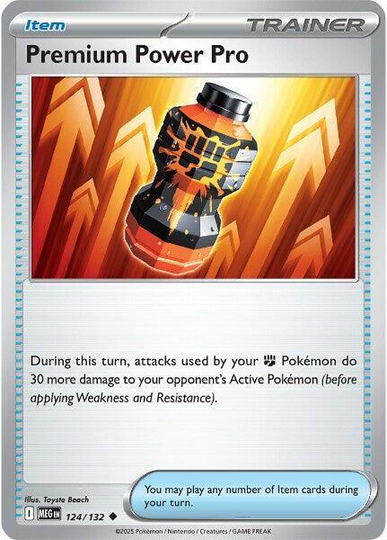 Premium Power Pro - 124/132 124/132 Uncommon Mega Evolution Pokémon card