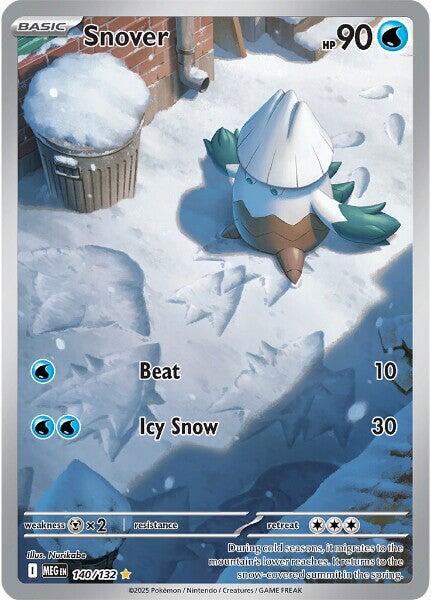 Snover - 140/132 140/132 Illustration Rare Mega Evolution Pokémon card