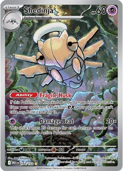 Shedinja - 144/132 144/132 Illustration Rare Mega Evolution Pokémon card