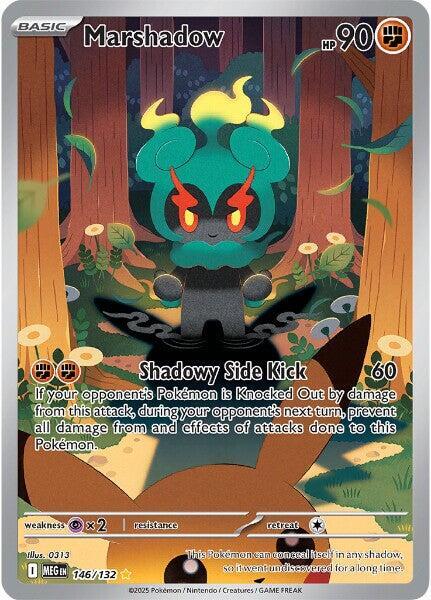 Marshadow - 146/132 146/132 Illustration Rare Mega Evolution Pokémon card