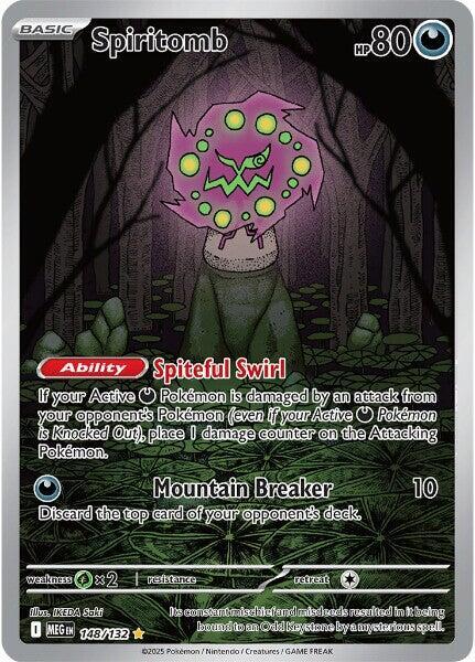 Spiritomb - 148/132 148/132 Illustration Rare Mega Evolution Pokémon card