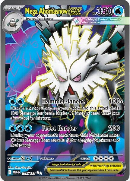 Mega Abomasnow ex - 157/132 Ultra Rare ME01: Mega Evolution
