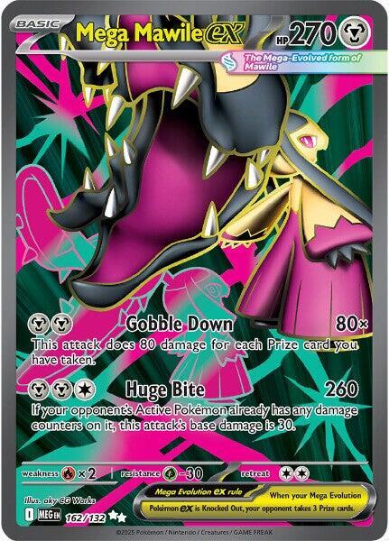 Mega Mawile ex - 162/132 162/132 Ultra Rare Mega Evolution Pokémon card