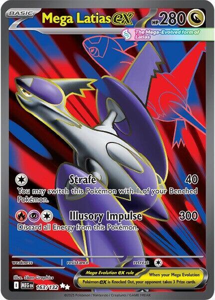 Mega Latias ex - 163/132 163/132 Ultra Rare Mega Evolution Pokémon card