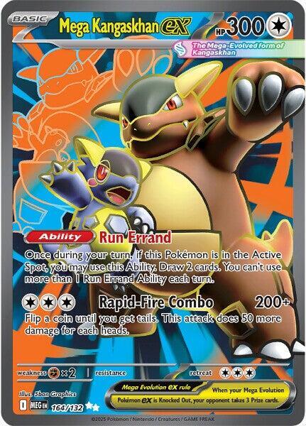 Mega Kangaskhan ex - 164/132 164/132 Ultra Rare Mega Evolution Pokémon card
