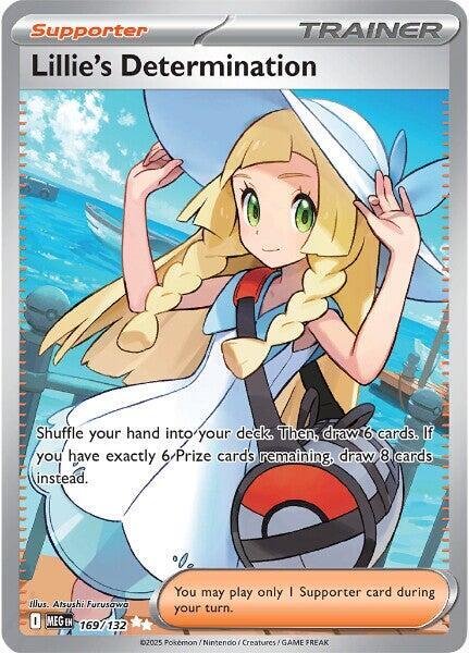 Lillie's Determination - 169/132 169/132 Ultra Rare Mega Evolution Pokémon card