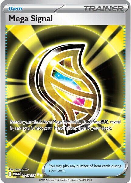 Mega Signal - 171/132 171/132 Ultra Rare Mega Evolution Pokémon card