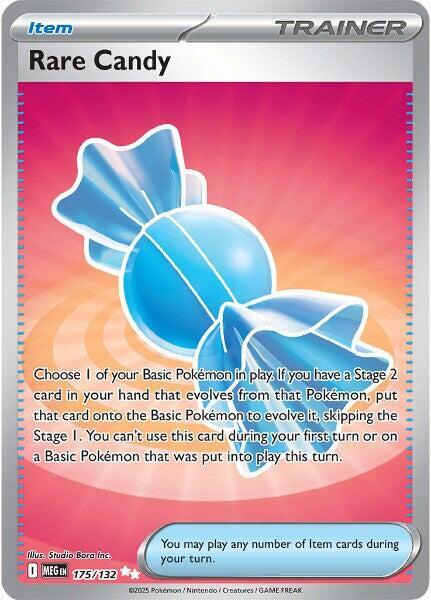 Rare Candy - 175/132 175/132 Ultra Rare Mega Evolution Pokémon card