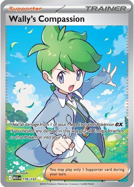 Wally's Compassion - 176/132 176/132 Ultra Rare Mega Evolution Pokémon card