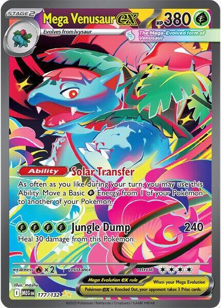 Mega Venusaur ex - 177/132 177/132 Special Illustration Rare Mega Evolution Pokémon card