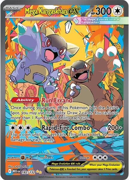 Mega Kangaskhan ex - 182/132 182/132 Special Illustration Rare Mega Evolution Pokémon card