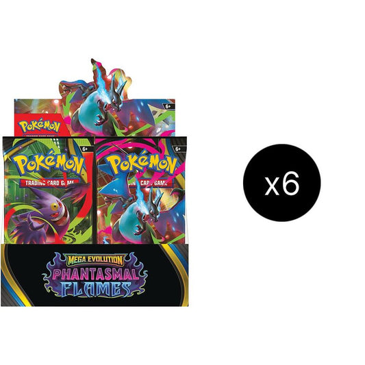 Phantasmal Flames Booster Box Case Pokémon card