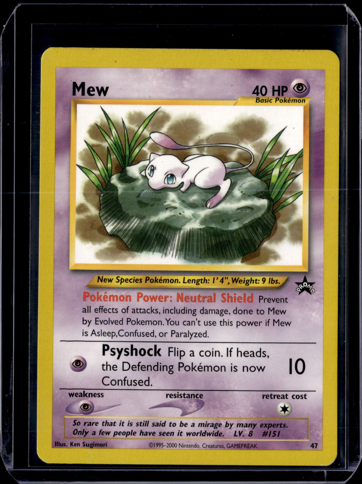 Mew (47) WoTC Promo #47/53 Normal Pokémon Card (front)