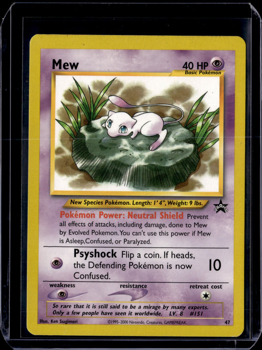 Mew (47) WoTC Promo #47/53 Normal Pokémon Card (front)
