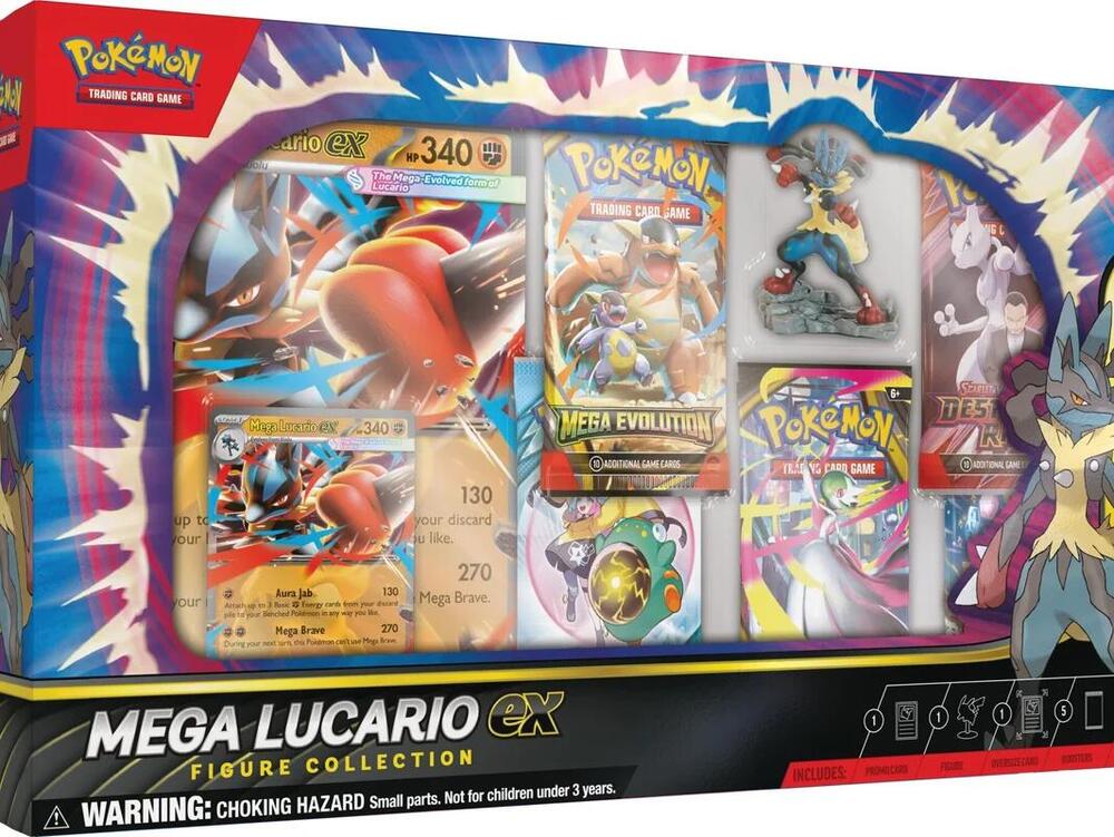 Mega Lucario ex Premium Figure Collection - Miscellaneous Cards & Products