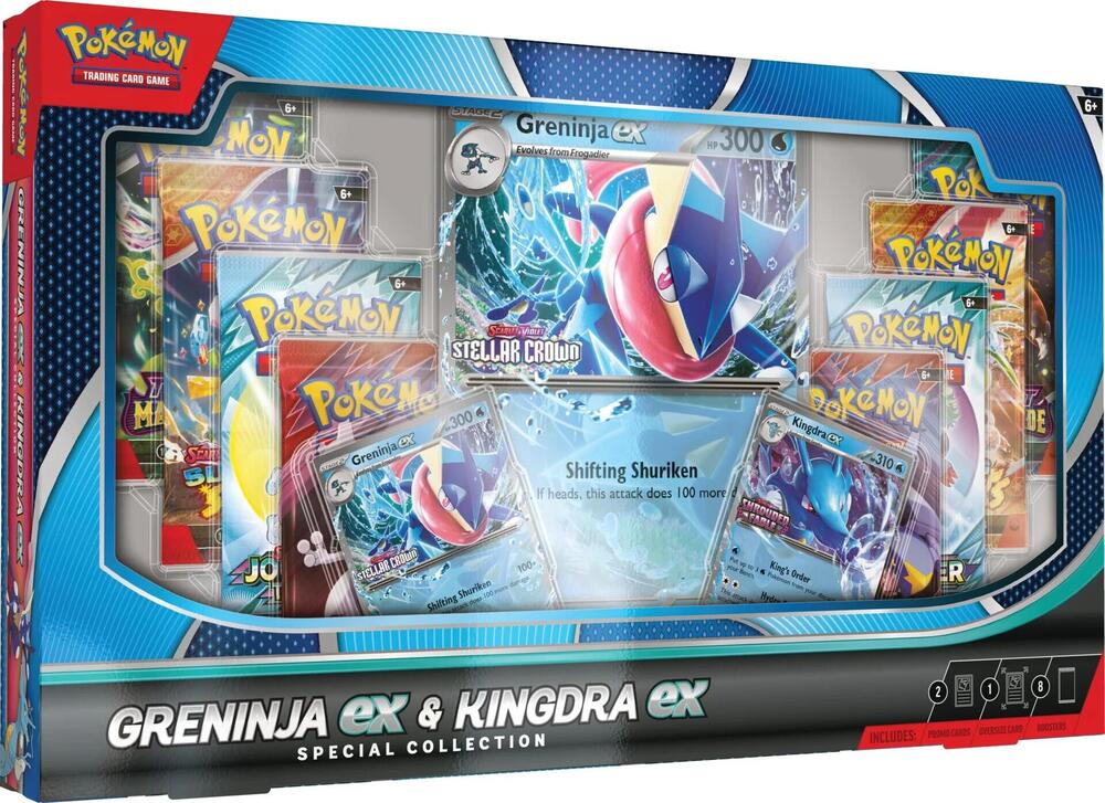 Greninja EX & Kingdra EX Special Collection Box - Miscellaneous Cards & Products