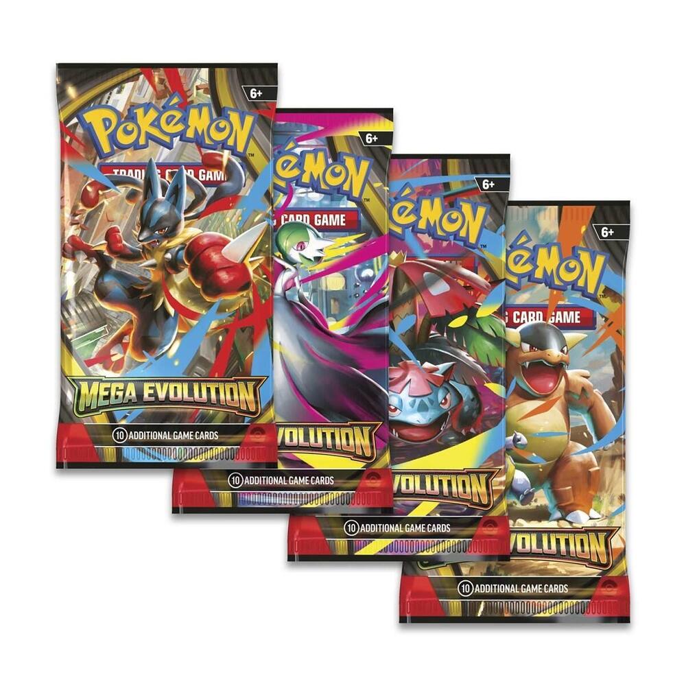 Mega Evolution Booster Pack Art Bundle [Set of 4] - ME01: Mega Evolution