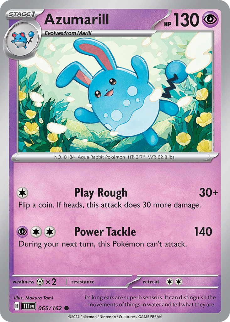 Azumarill 065/162 Common Temporal Forces