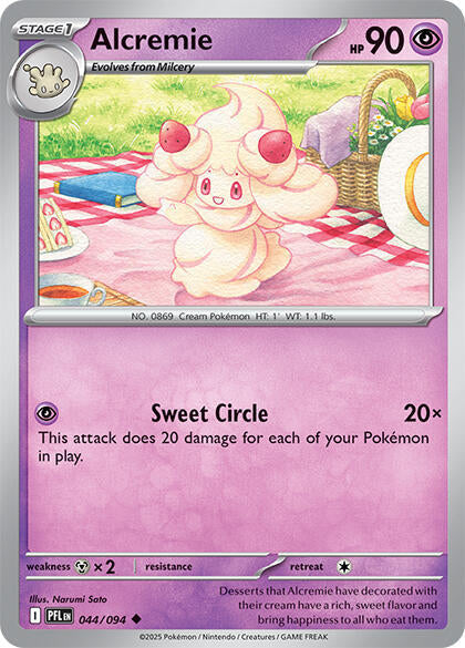 Alcremie 044/094 Uncommon Phantasmal Flames Pokémon card