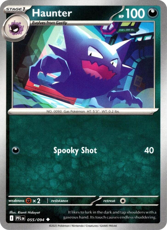 Haunter - 055/094 055/094 Uncommon Phantasmal Flames Pokémon card
