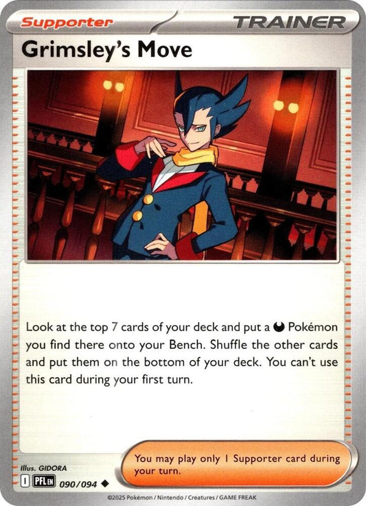 Grimsley's Move 090/094 Uncommon Phantasmal Flames Pokémon card