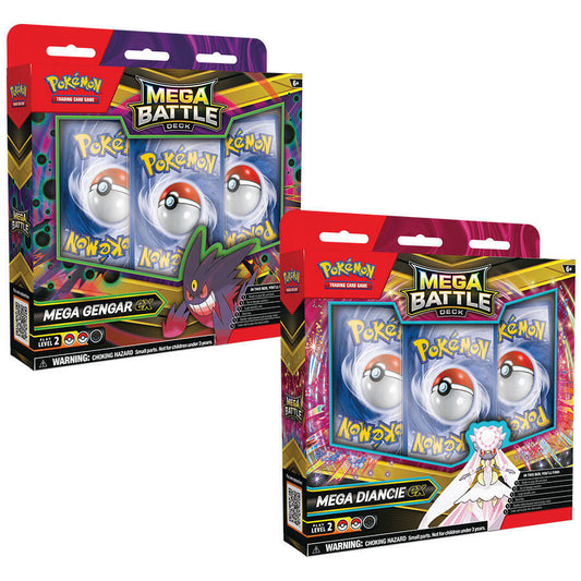 Mega Battle Deck: Mega Gengar ex/Mega Diancie ex [Set of 2] Miscellaneous Cards & Products