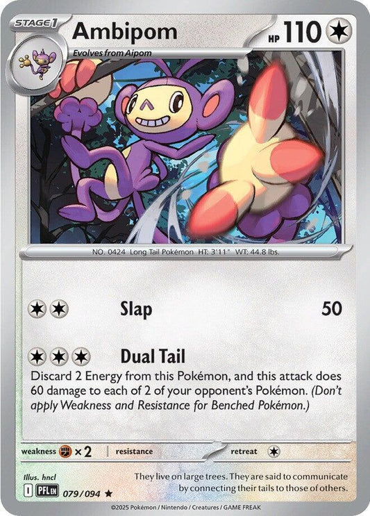 Ambipom - 079/094 079/094 Rare Phantasmal Flames Pokémon card