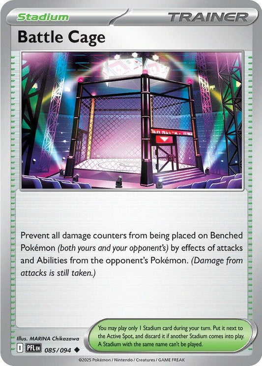 Battle Cage - 085/094 085/094 Uncommon Phantasmal Flames Pokémon card