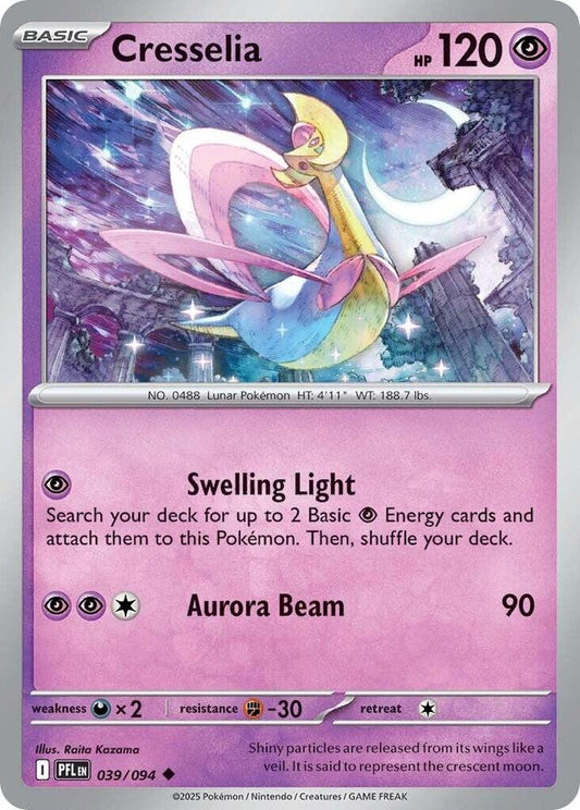Cresselia 039/094 Uncommon Phantasmal Flames Pokémon card