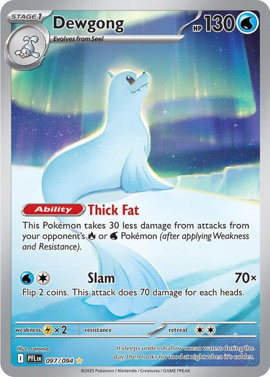 Dewgong - 097/094 097/094 Illustration Rare Phantasmal Flames Pokémon card