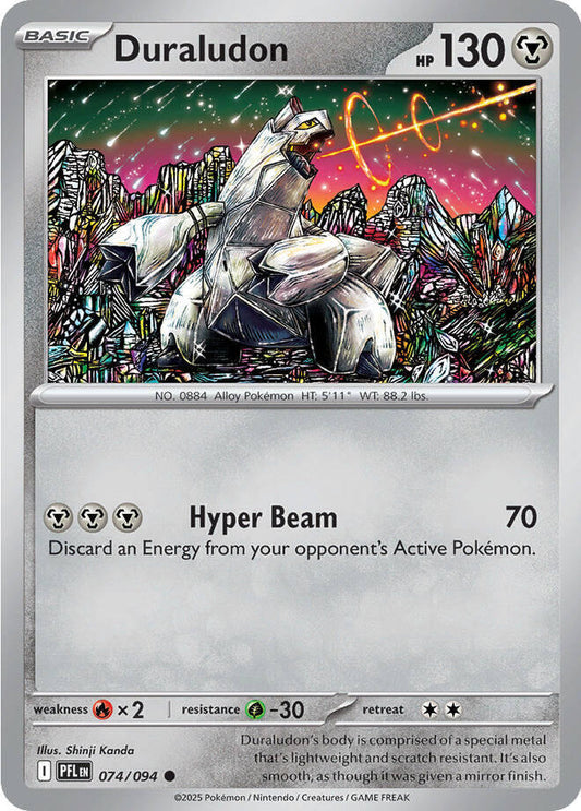 Duraludon 074/094 Common Phantasmal Flames Pokémon card