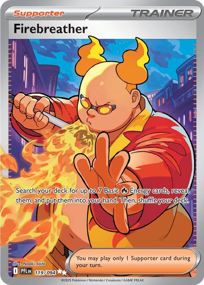 Firebreather - 119/094 119/094 Ultra Rare Phantasmal Flames Pokémon card