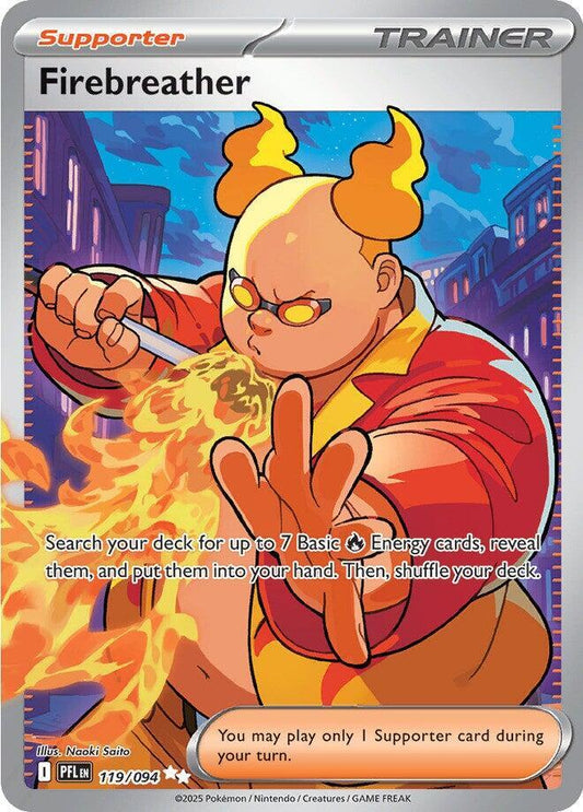 Firebreather - 119/094 119/094 Ultra Rare Phantasmal Flames Pokémon card