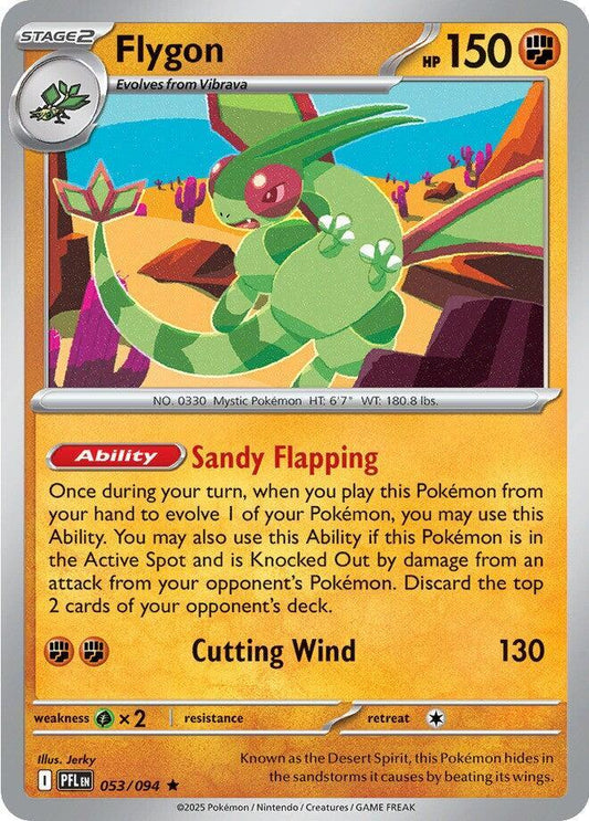 Flygon - 053/094 053/094 Rare Phantasmal Flames Pokémon card