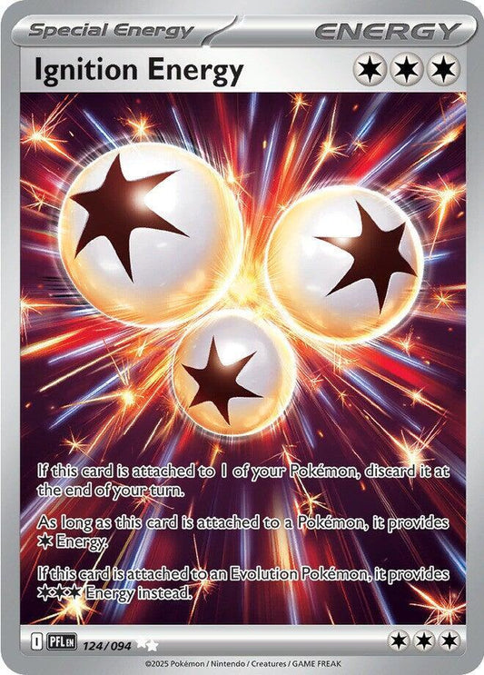 Ignition Energy 124/094 Ultra Rare Phantasmal Flames Pokémon card