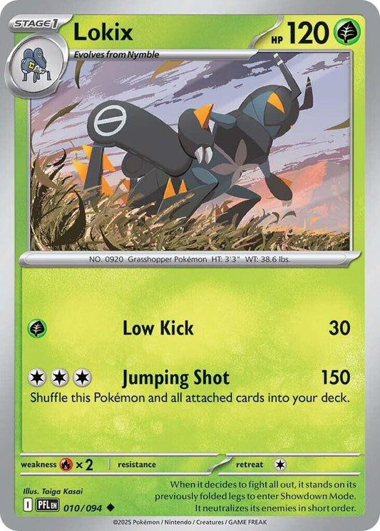 Lokix 010/094 Uncommon Phantasmal Flames Pokémon card