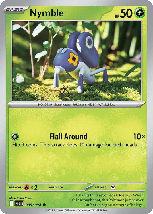 Nymble - 009/094 009/094 Common Phantasmal Flames Pokémon card